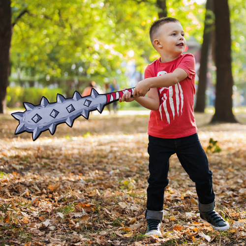 PC15165 Дубина с шипами 8Бит пиксельная 70см