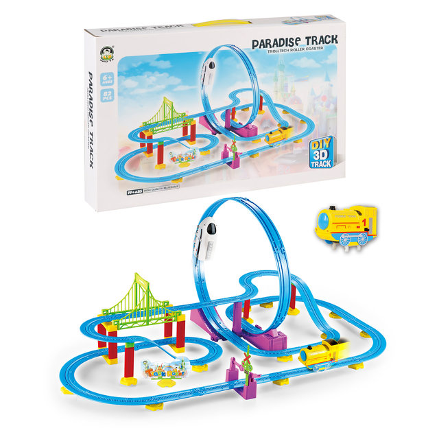 SY33202 Автотрек ASIS Paradise Track с паровозом №3