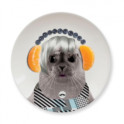 M-12013C Обеденная тарелка Baby Seal