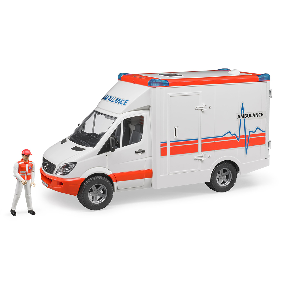 02-536 Игрушка Bruder MB Sprinter скорая помощь с фигуркой водителя