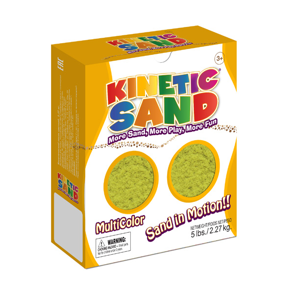Waba Fun 150-203, Песок "Kinetic Sand" 2,27 кг (желтый)