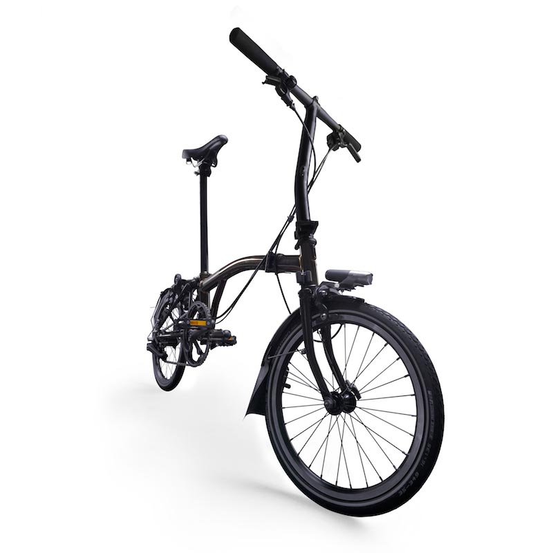 Складной велосипед Brompton S6L Black Edition, Black (черный)