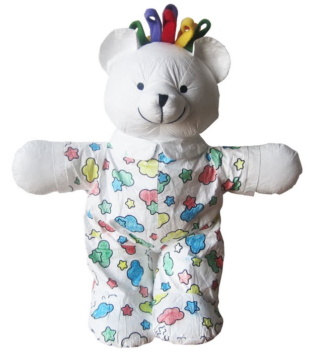 ST133 Игрушка Разукрашка - Мишка 34см