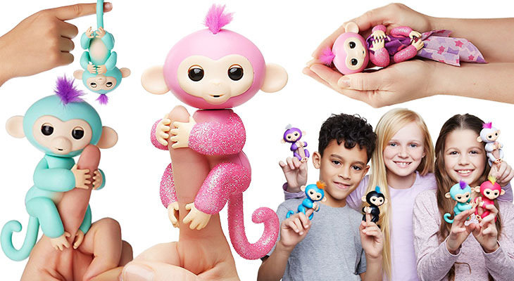 777-637S Интерактивная Обезьянка на пальчик "Finger Monkey"