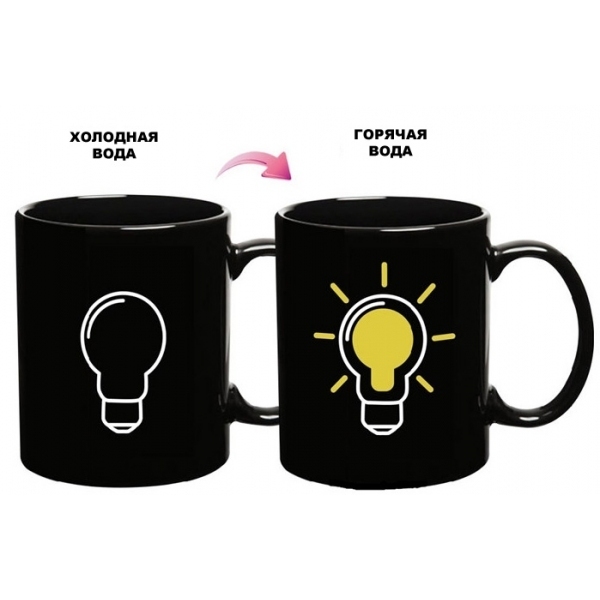 CBS001-023A34-94725 Кружка хамелеон Включите идею