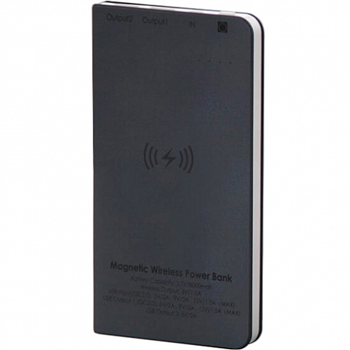 Внешний аккумулятор Elari MagnetPower 7800 мАч чёрный