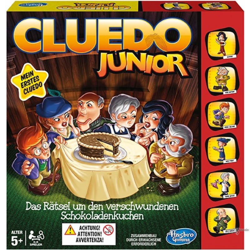 B0335H Настольная игра "Клуэдо",мое первое Клуэдо, 5+