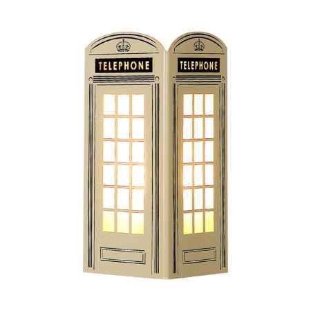 01001bg1 Бра "London Phone" (beige) вилка