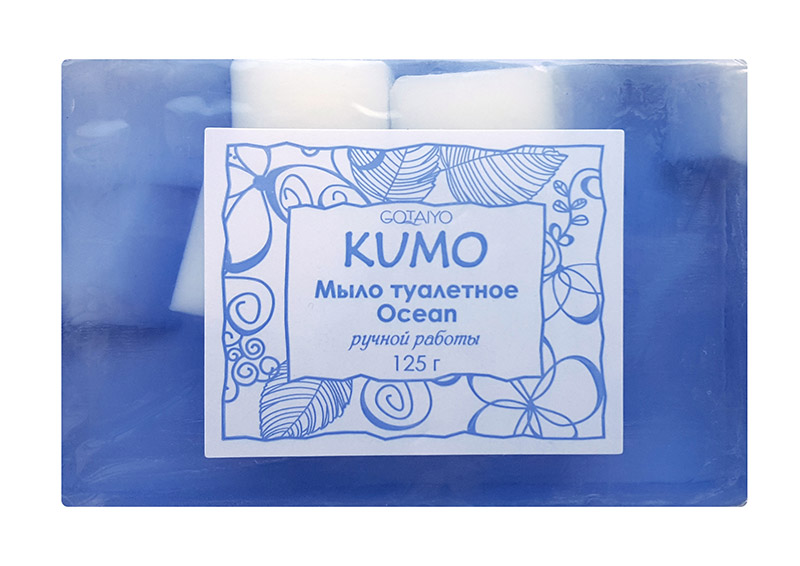 Мыло туалетное ручной работы Kumo Ocean, 25 г