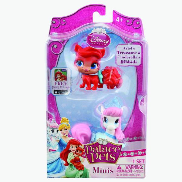 Набор королевские питомцы Disney Котенок Ариель Жемчужинка и Пони Золушки Снежинки