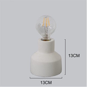 2019G Светильник настольный - Модель 1 - гипс