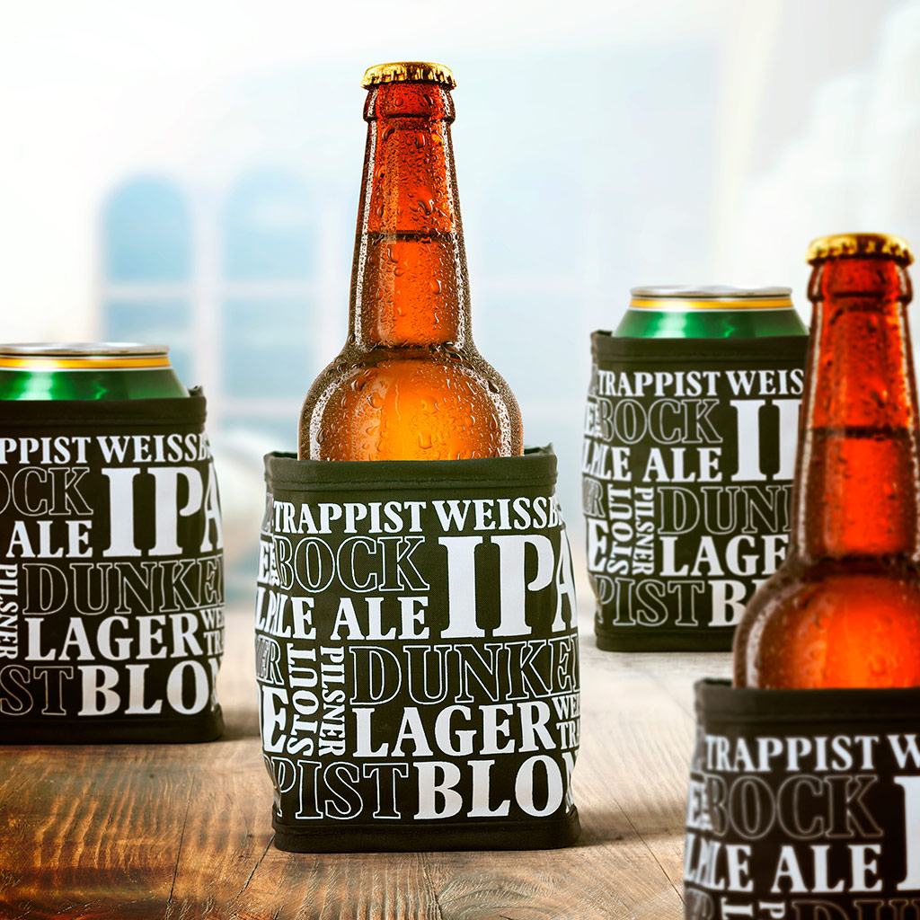 Охладительная рубашка для пива Balvi "World of Beers" 4шт.