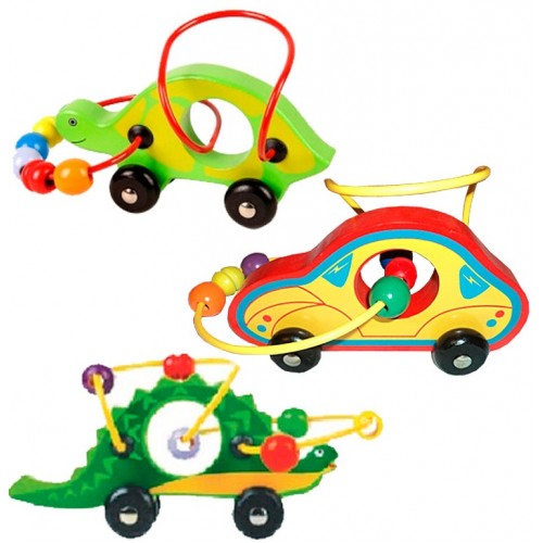 B-017 Лабиринт - каталка в ассортименте 21,8*10,5*11 см