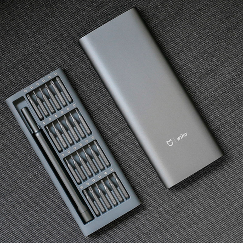Оригинальная отвертка xiaomi mijia wiha + Набор бит ( 24 шт )