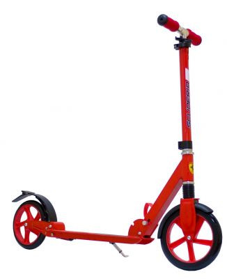 FXA-200-5-RED Самокат FERRARI 2-WHEEL SCOOTER  с функцией подвеса (красный)