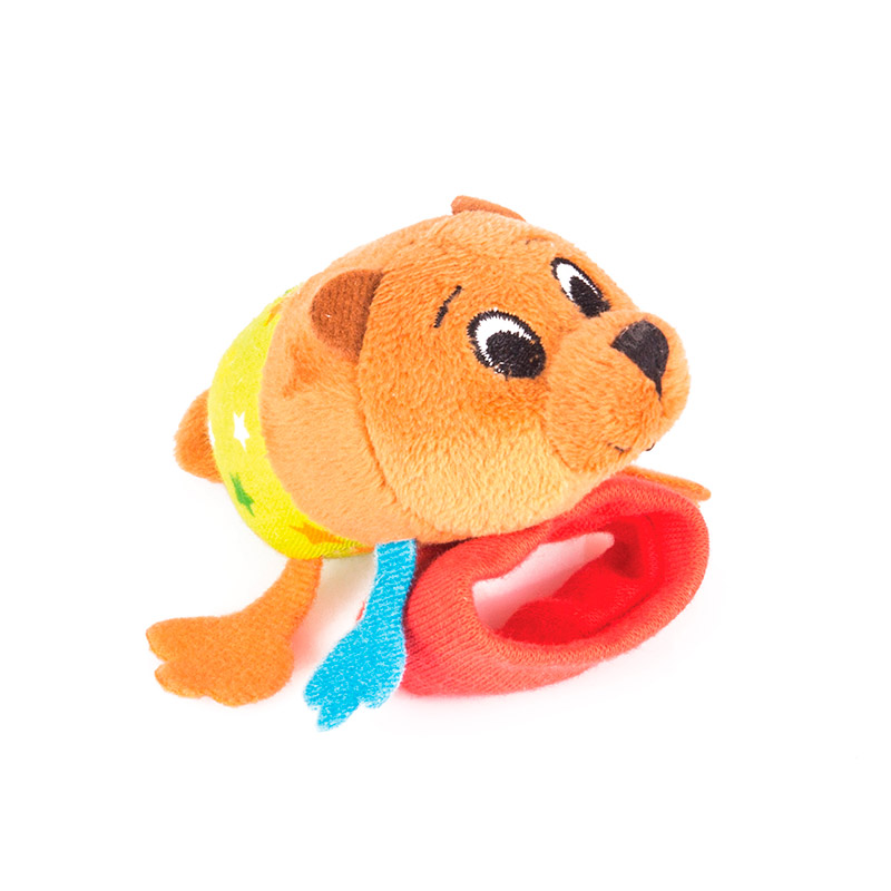 14HSB01BE Игрушка-погремушка на ручку "Медвежонок Берни"