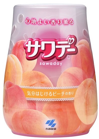 Освежитель воздуха для туалета Kobayashi Sawaday c ароматом персика в шампанском, 140 г